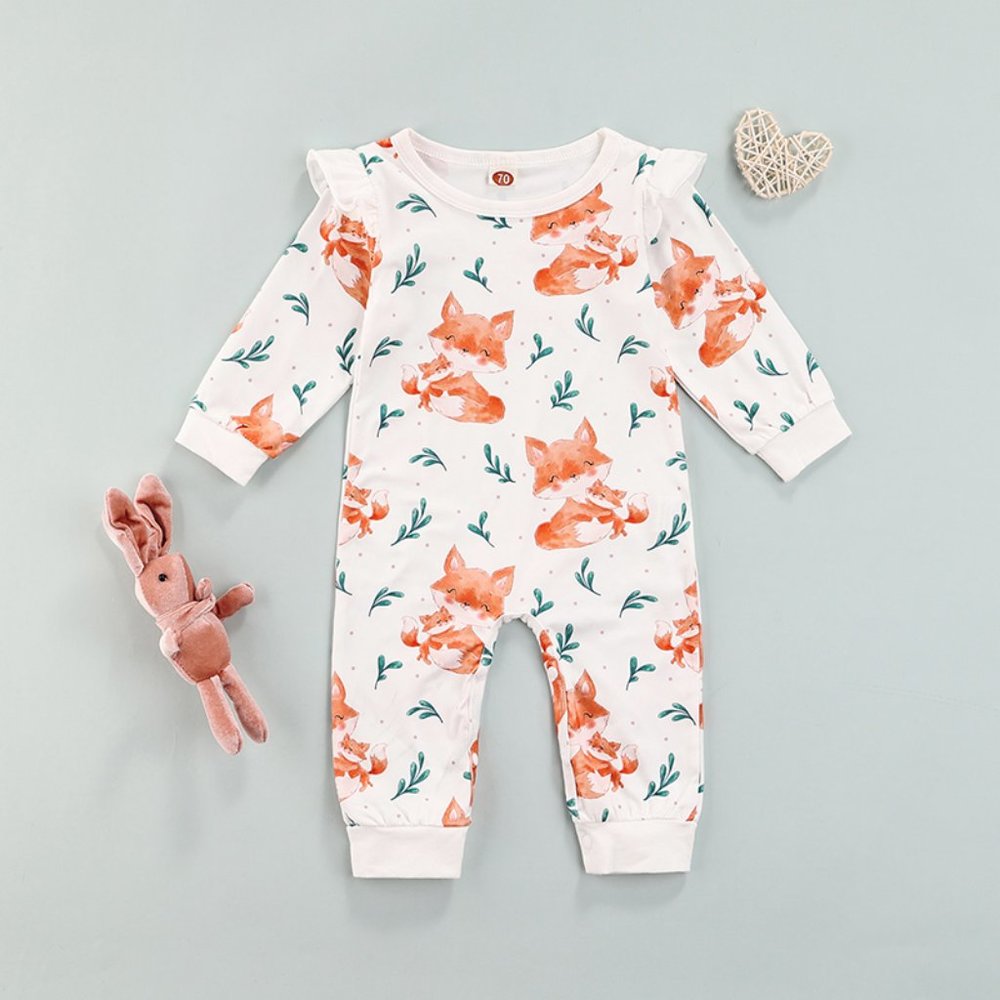 Baby Girls Fox Romper Jumpsuit
